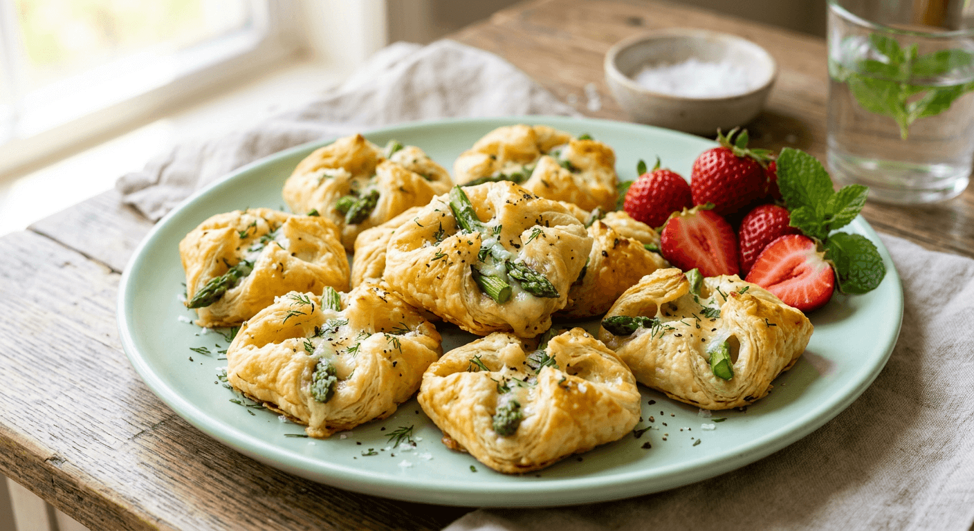 Little Spring Asparagus & Cheese Pockets