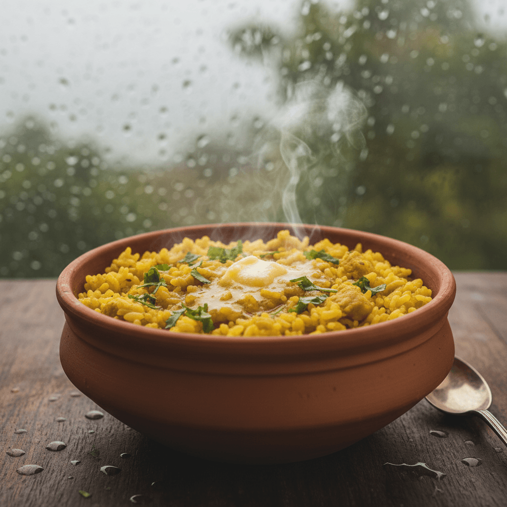 Warm Indian Chicken and Lentil Comfort Bowl