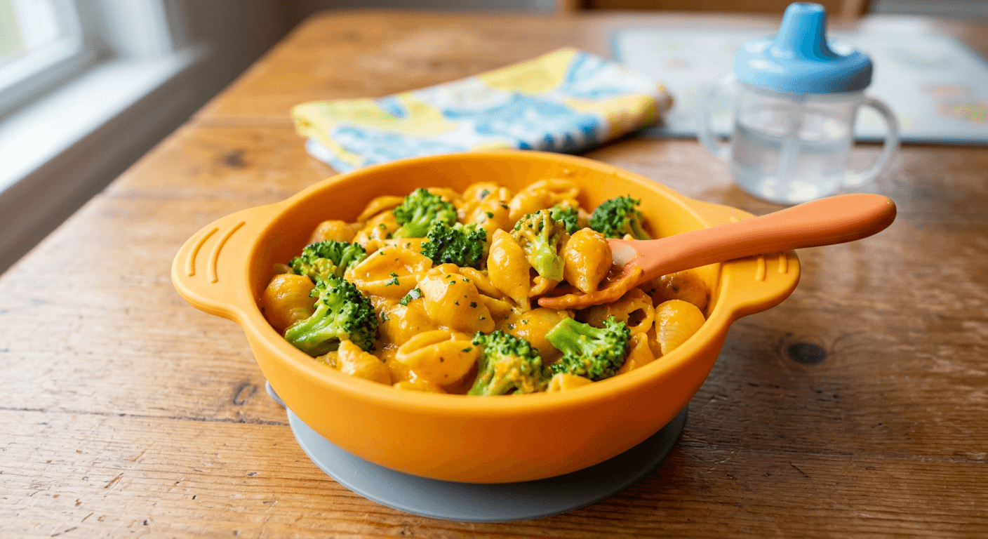 Magic Sweet Potato & Broccoli Pasta Bowls