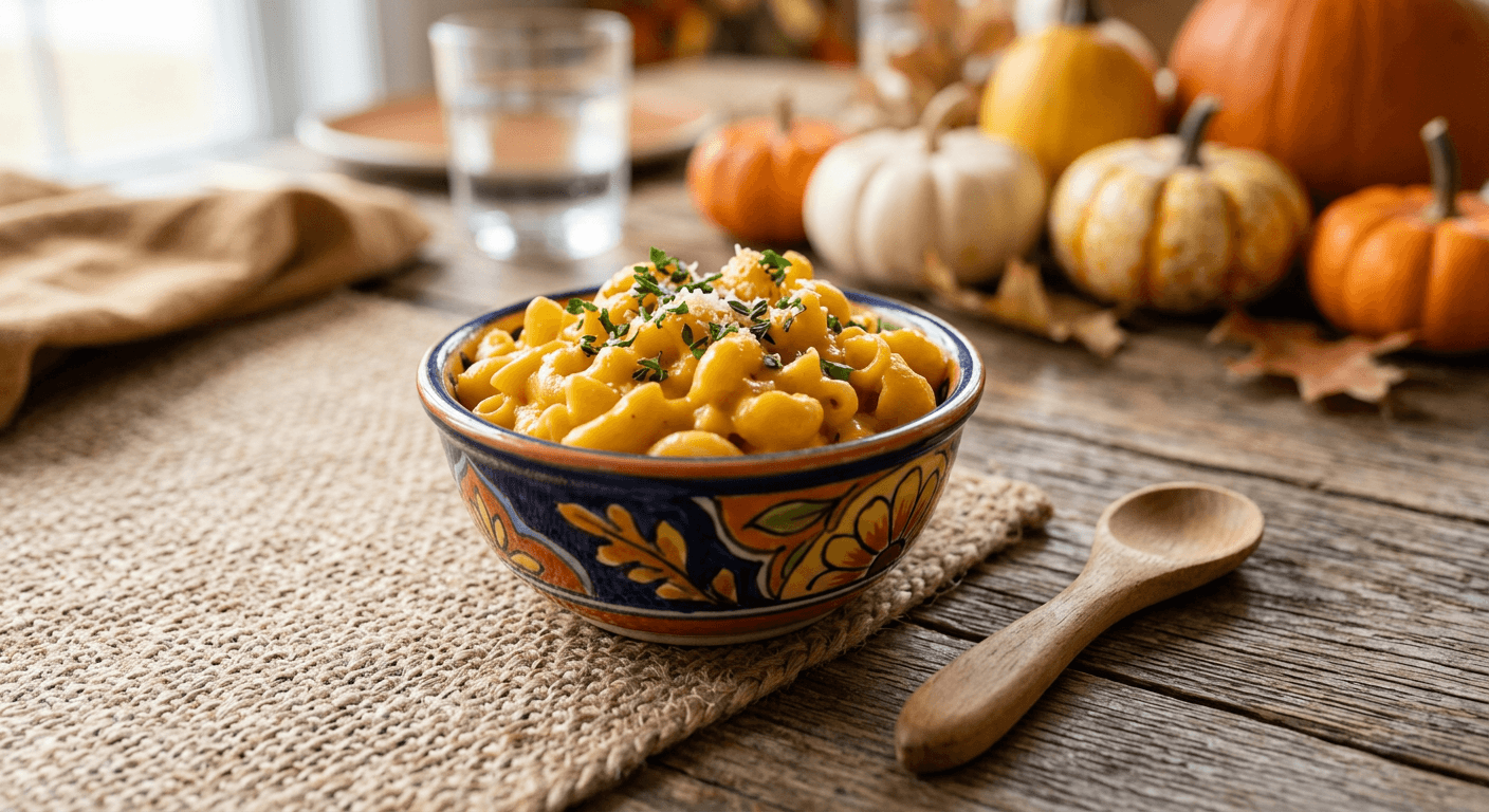 Magic Pumpkin & Cheese Pasta