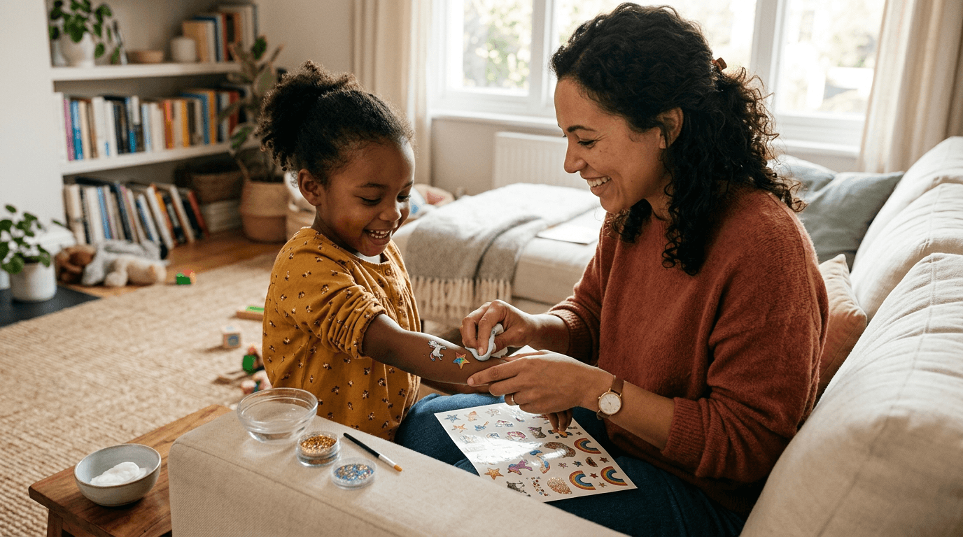 Top 10 Highly-Rated Temporary Tattoos and Body Glitter for Kids