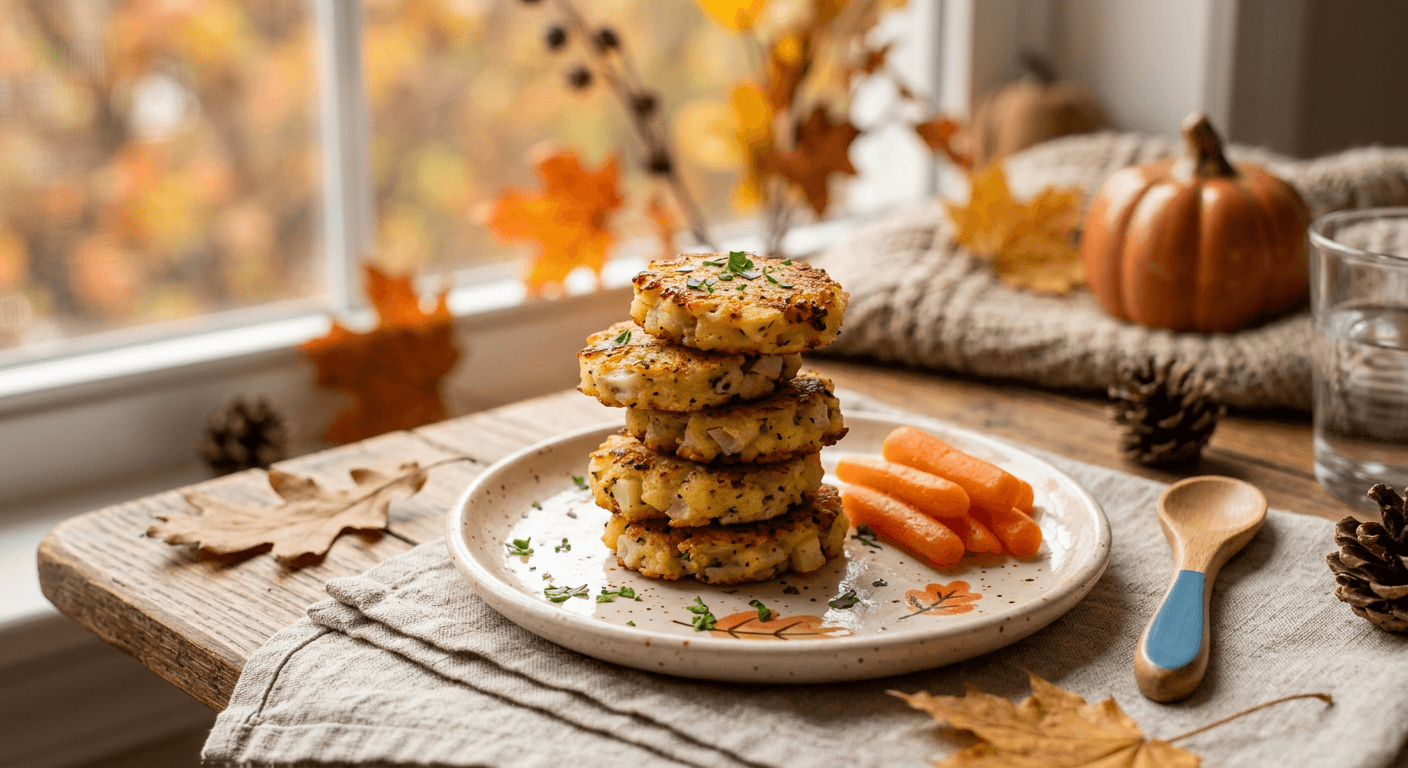 Golden Lotus Root & Potato Little Patties