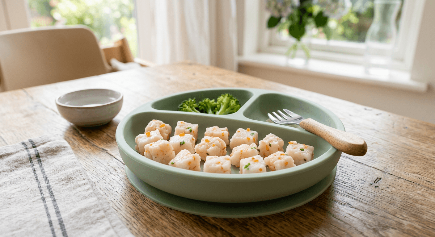 Squishy Yam & Prawn Steamed Bites