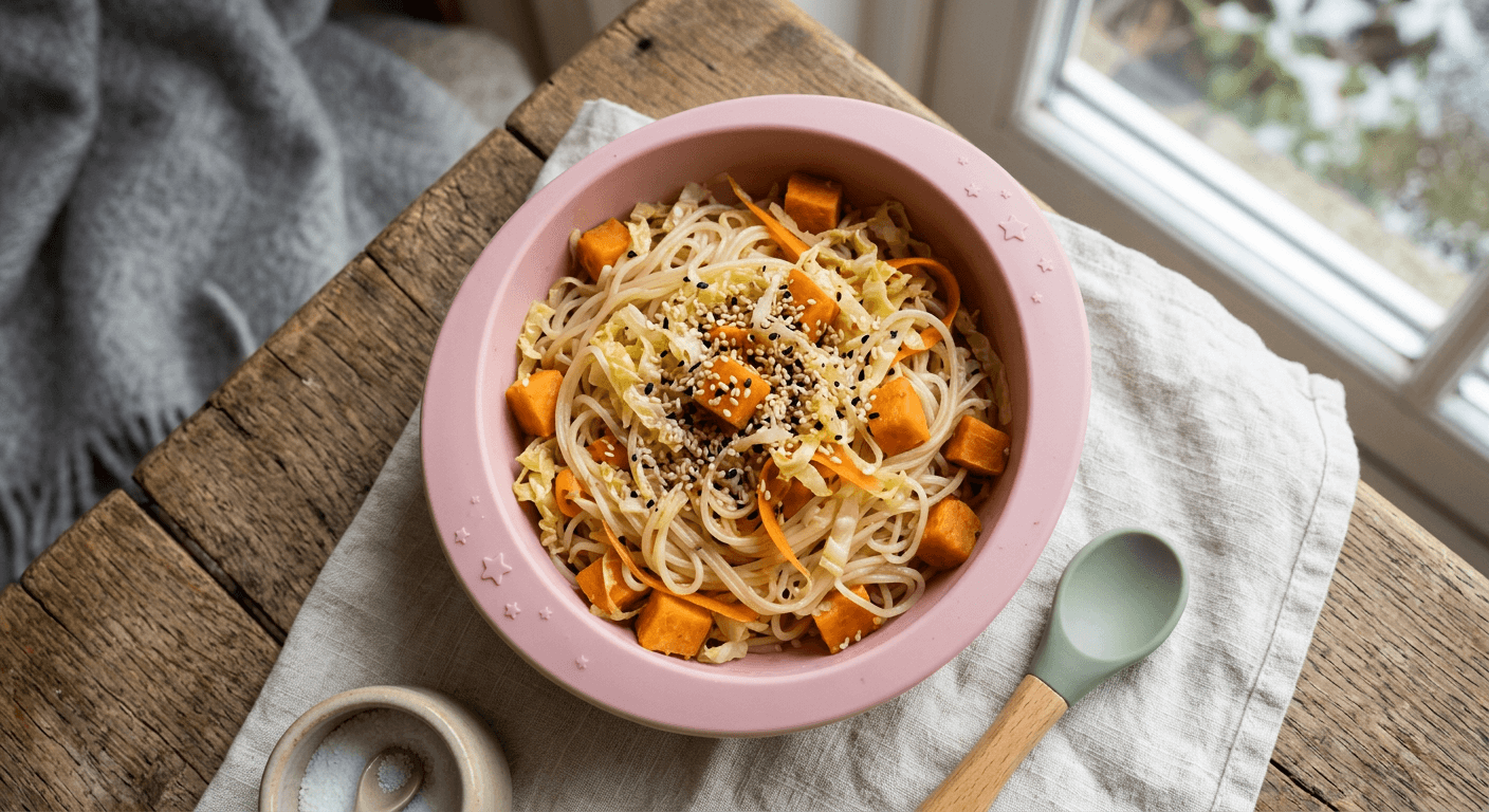 Cozy Winter Napa Cabbage & Noodle Toss