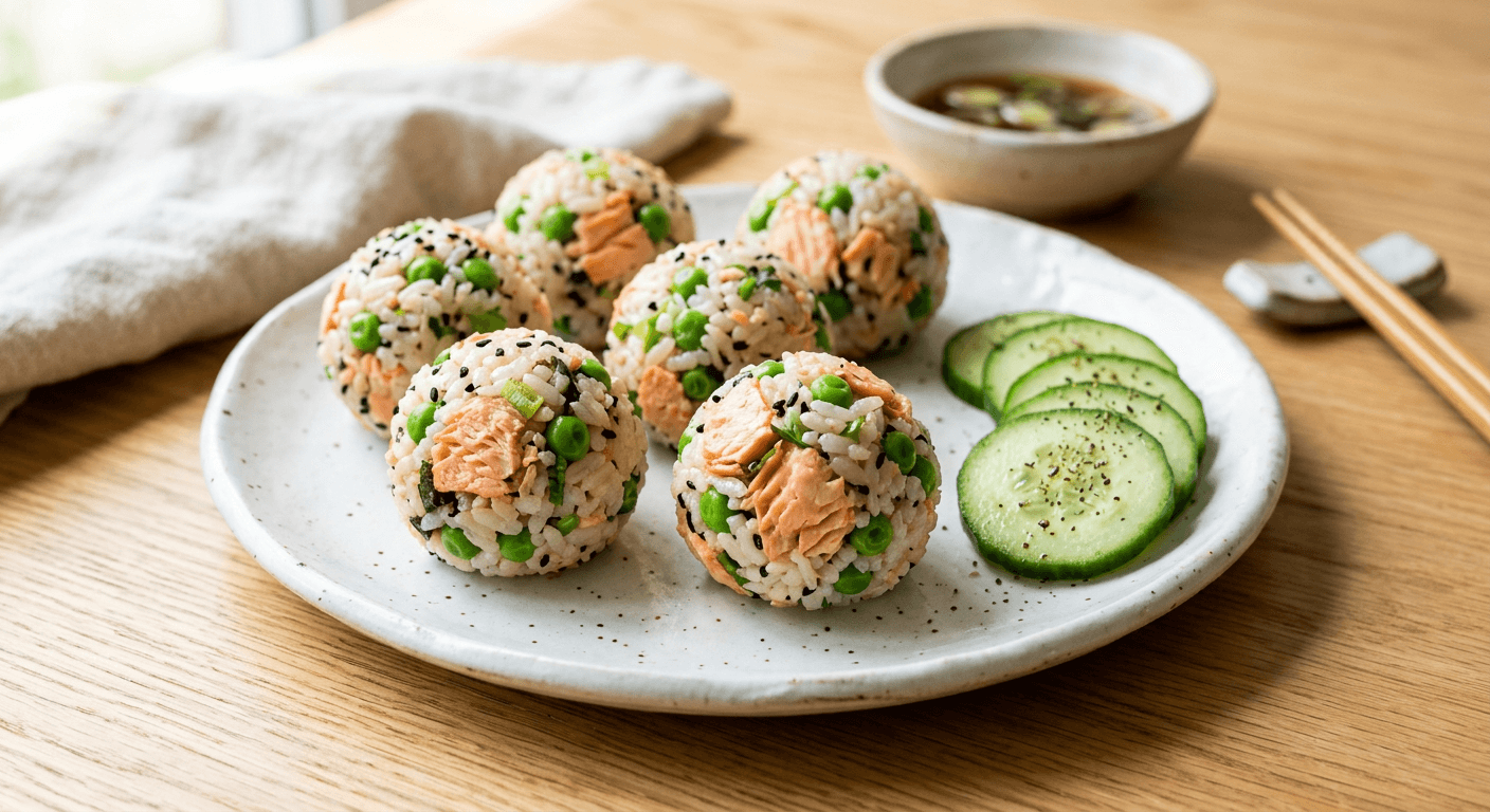 Simple Salmon Rice Balls