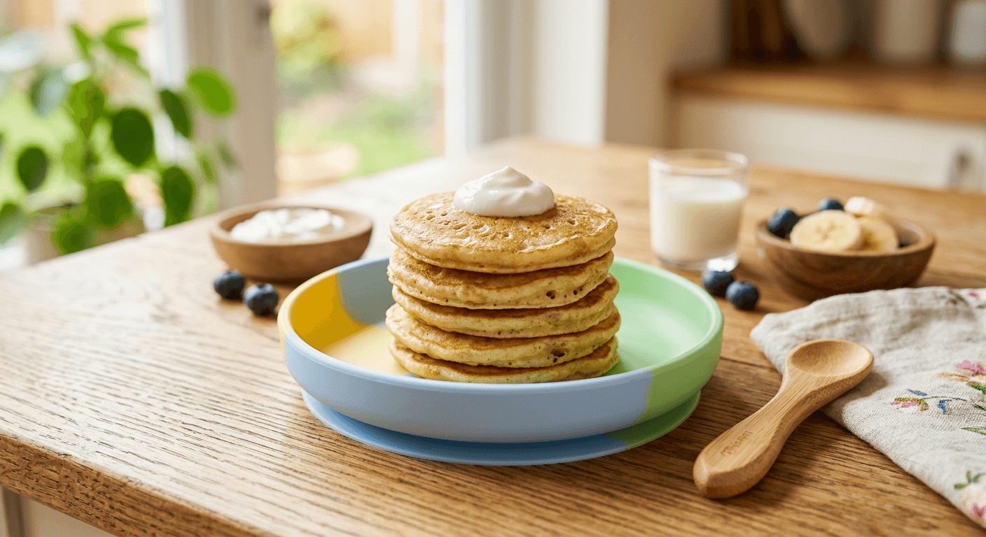 Mini Monkey Banana Pancakes